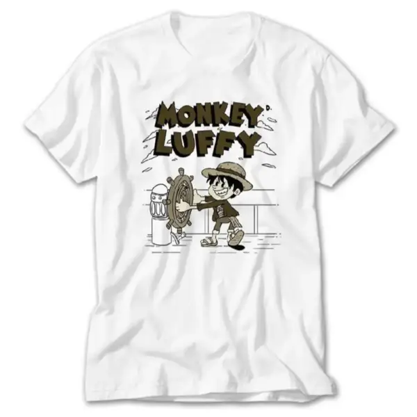One Piece T-Shirt, One Piece Monkey Luffy Tee Shirt