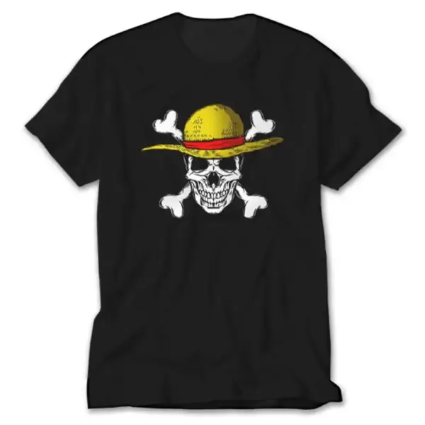 One Piece T-Shirt, One Piece Pirate Skull Tee Shirt