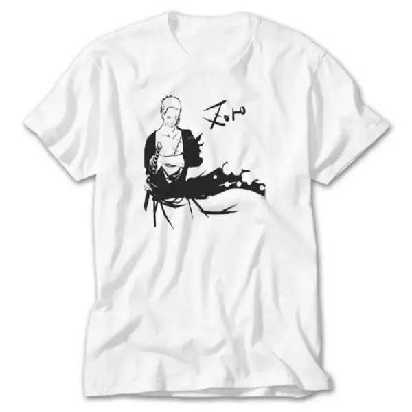 One Piece T-Shirt, One Piece Roronao Zoro Tee Shirt