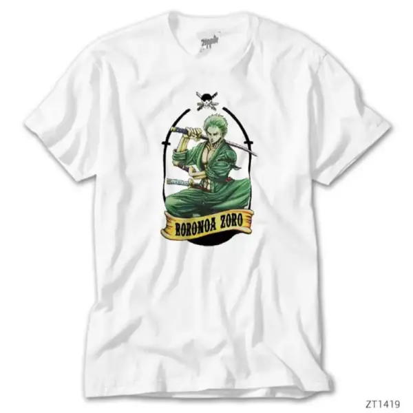 One Piece T-Shirt, One Piece Roronoa Zoro Tee Shirt