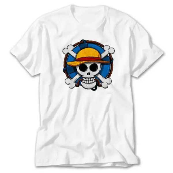 One Piece T-Shirt, One Piece Skull Tee Shirt