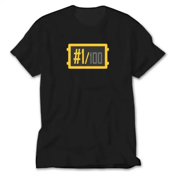 PUBG T-Shirt, PUBG 1 100 Tee Shirt