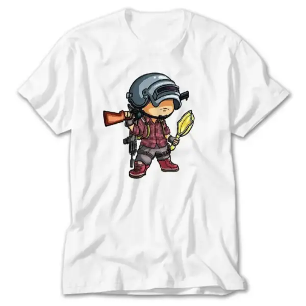 PUBG T-Shirt, PUBG Cartoon Tee Shirt