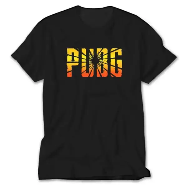 PUBG T-Shirt, PUBG Cracked Logo Tee Shirt