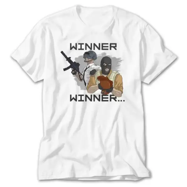 PUBG T-Shirt, PUBG Winner Winner CSGO Tee Shirt