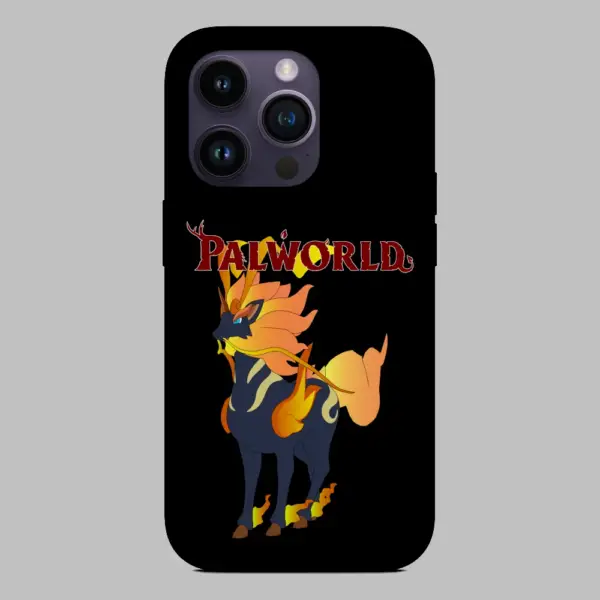 Palworld Pyrin iPhone 14 Silicone Phone Case