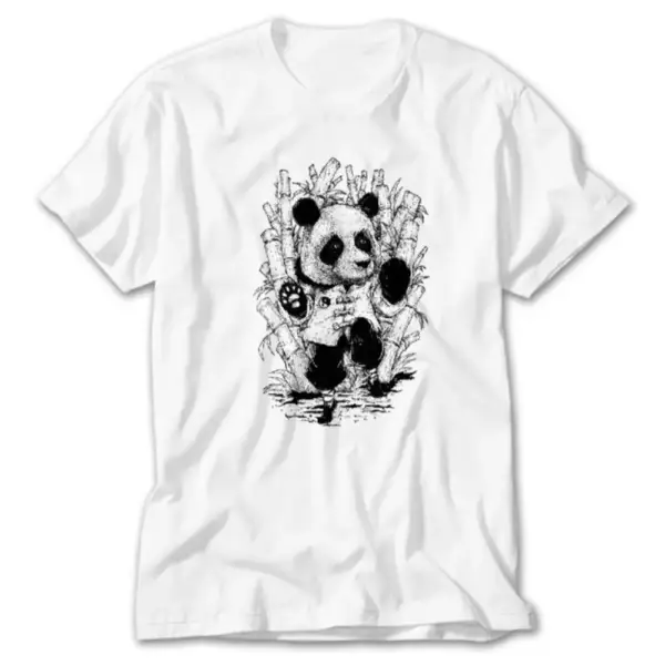 Panda T-Shirt, Panda Bamboo Tee Shirt