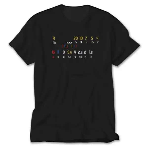 Photographer T-Shirt, Photographer Manual Lens Tee Shirt