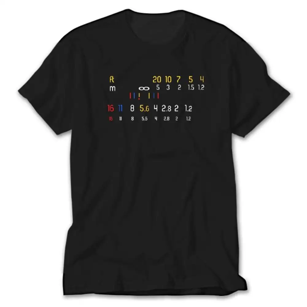 Photographer T-Shirt, Photographer Manual Lens Tee Shirt