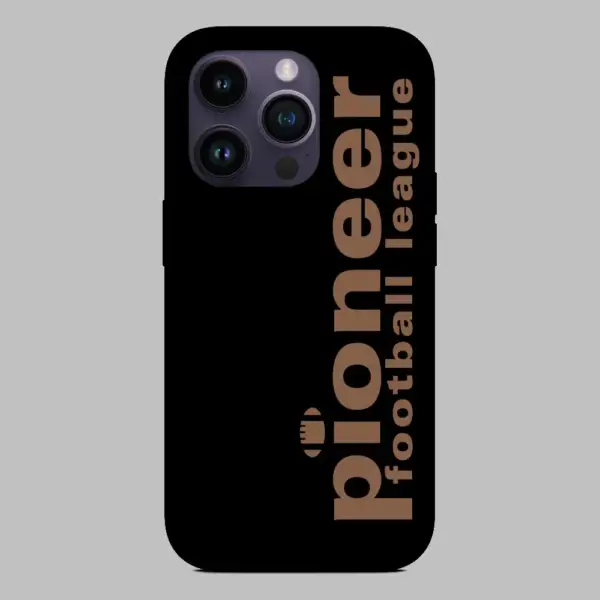 Pioneer Football League Logo iPhone 14 Silicon Phone Case