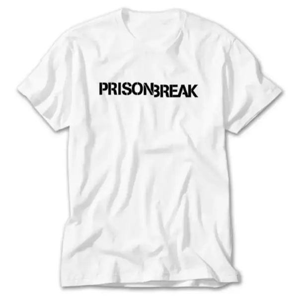 Prison Break T-Shirt, Prison Break Text Tee Shirt