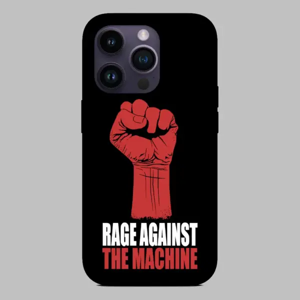 Rage Against The Machine iPhone 14 Silicon Phone Case