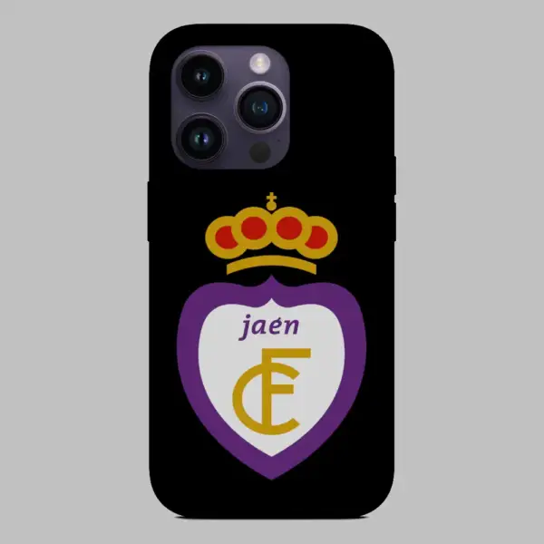 Real Jaen CF Logo iPhone 14 Silicon Phone Case