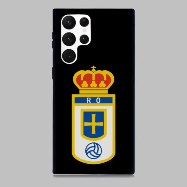 Real Oviedo Logo Samsung Galaxy S22 Silicon Phone Case