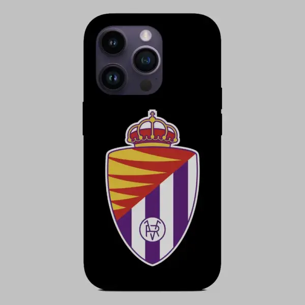 Real Valladolid Club Logo iPhone 14 Silicon Phone Case