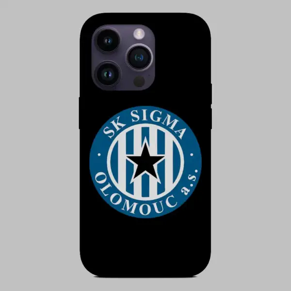 SK Sigma Olomouc Logo iPhone 14 Silicon Phone Case
