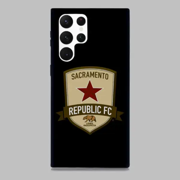 Sacramento Republic FC Logo Samsung Galaxy S22 Silicon Phone Case