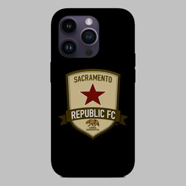 Sacramento Republic FC Logo iPhone 14 Silicon Phone Case