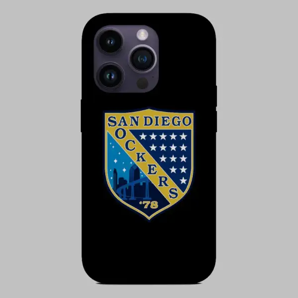 San Diego Sockers Logo iPhone 14 Silicon Phone Case