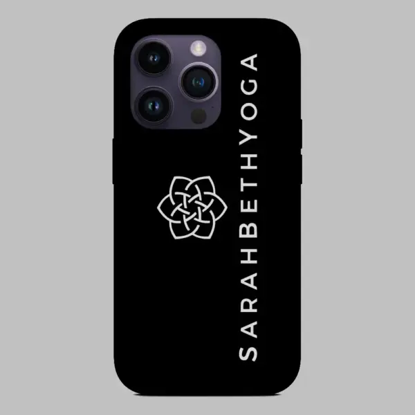 Sarah Beth Yoga Logo iPhone 14 Silicon Phone Case