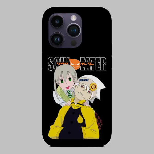 Evans and Maka iPhone 14 Silicone Phone Case