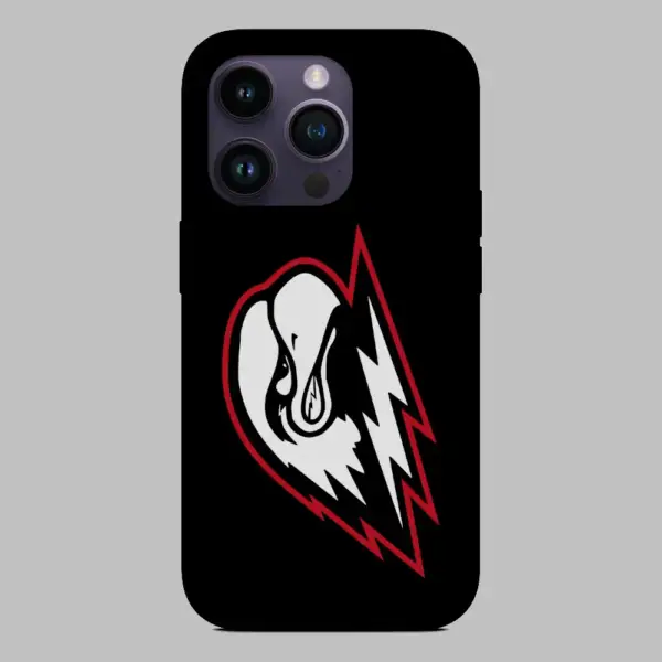 Southern Utah Thunderbirds Logo iPhone 14 Silicon Phone Case