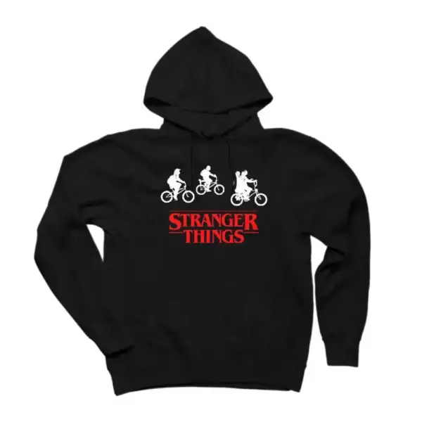Stranger Things Bicycle Hoodie, Stranger Things Bicycle Hooded Sweatshirt