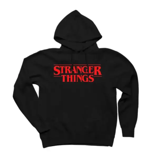 Stranger Things Logo Hoodie, Stranger Things Logo Hooded Sweatshirt
