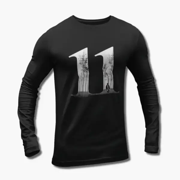 Stranger Things Long Sleeve T-Shirt, Stranger Things Eleven Longsleeve Tee Shirt