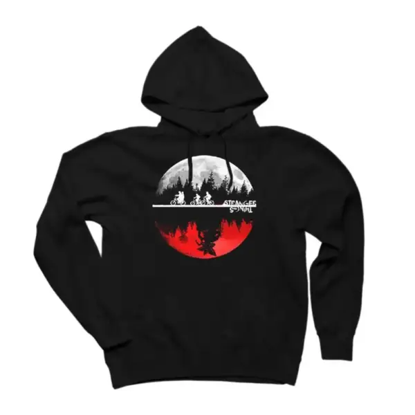 Stranger Things Moon Hoodie, Stranger Things Moon Hooded Sweatshirt