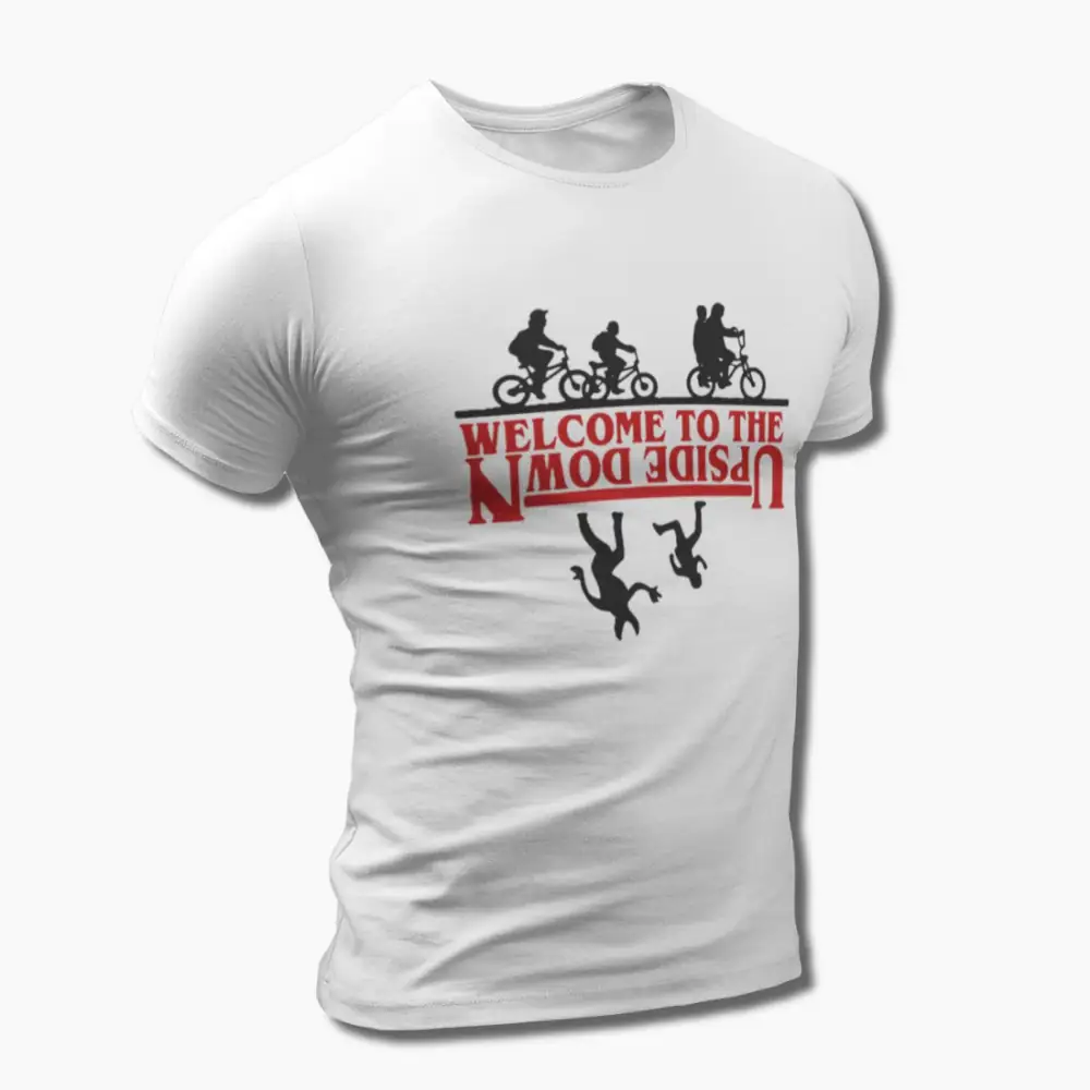Stranger Things T-Shirt, Stranger Things Wellcome Upside Down Tee Shirt