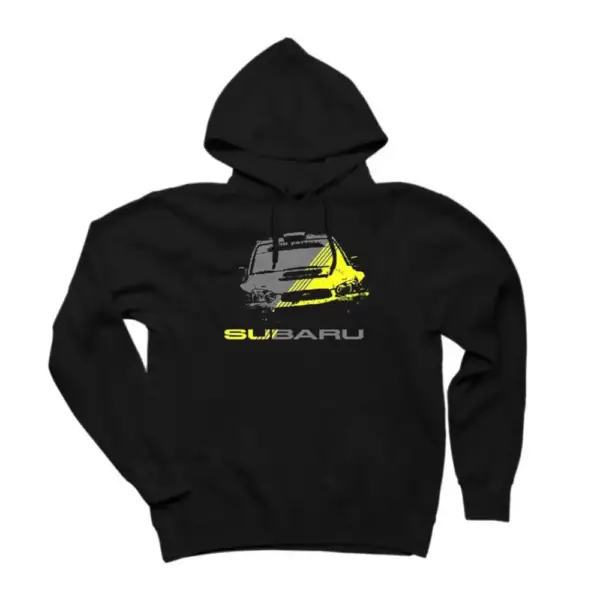 Subaru Impreza Lined Hoodie, Subaru Impreza Lined Hooded Sweatshirt