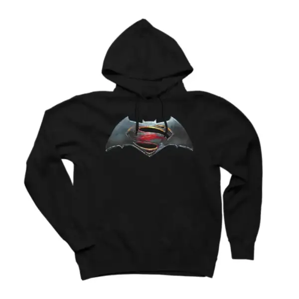 Superman vs Batman Logo Hoodie, Superman vs Batman Logo Hooded Sweatshirt