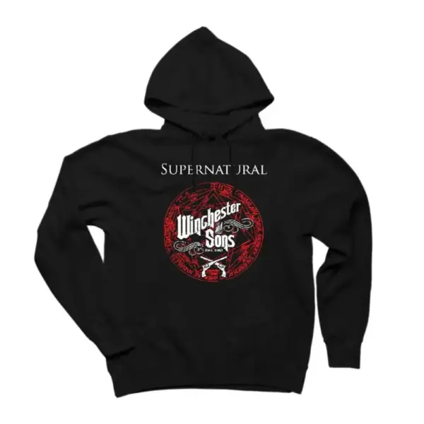 Supernatural Wincester Hoodie, Supernatural Hooded Sweatshirt
