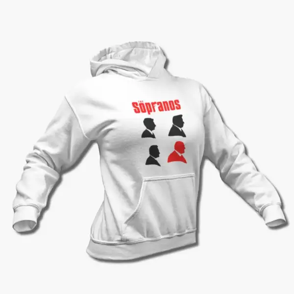 The Sopranos Hoodie, The Sopranos Hooded White Sweatshirt