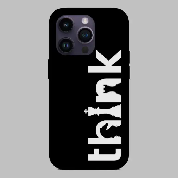 Think Chess iPhone 14 Silicon Phone Case