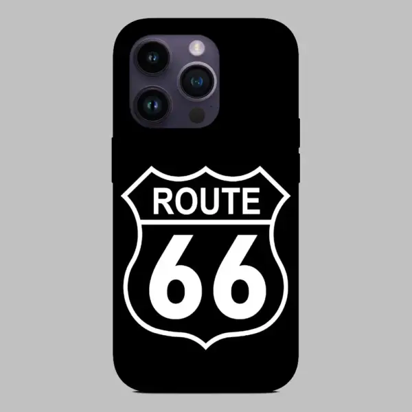 US Route 66 iPhone 14 Silicon Phone Case