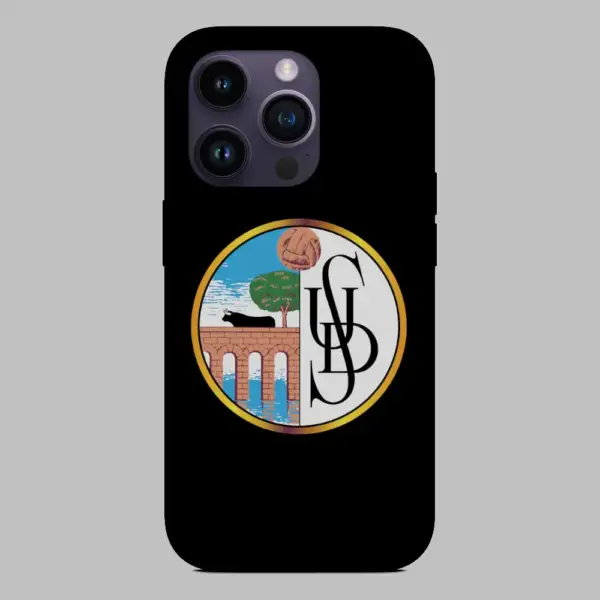 Union Deportiva Salamanca Logo iPhone 14 Silicon Phone Case
