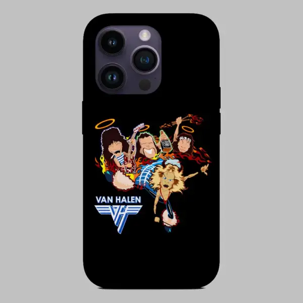 Van Halen Artwork iPhone 14 Silicon Phone Case