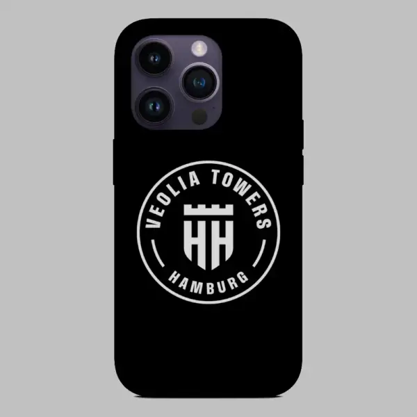 Veolia Towers Hamburg Logo iPhone 14 Silicon Phone Case