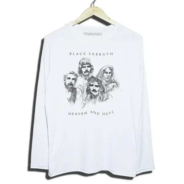 Black Sabbath Long Sleeve T Shirt, Heaven And Hell Cover