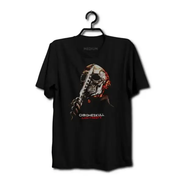 ChromeSkull TShirt, Laid To Rest TShirt