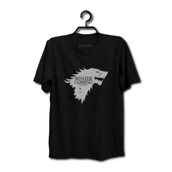Game of Thrones T Shirt, Winter Is Coming Stark TShirt