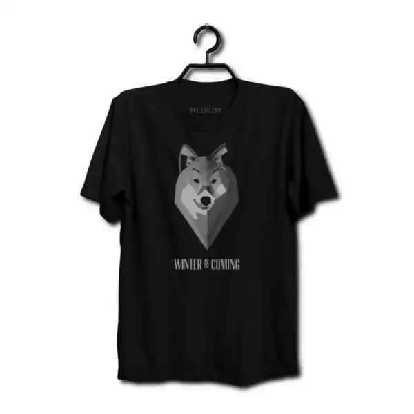 Game of Thrones T Shirt, Winter Is Coming Stark TShirt