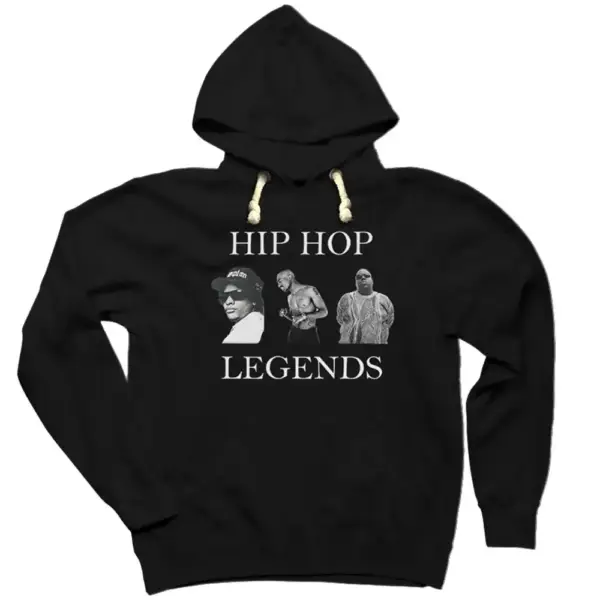 Hip Hop Legends Skull Hoodie 2Pac Biggie Eazy Sweatshirt