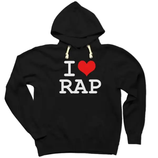 I Love Rap Hoodie I Love Rap Sweatshirt Rap Merch