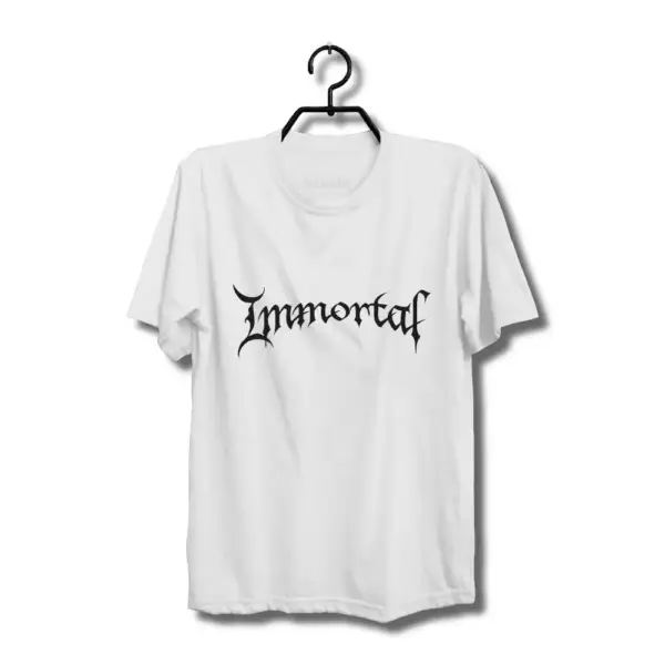 Immortal T-Shirt Immortal Logo TShirt Metal Merch
