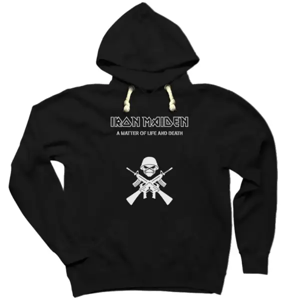 Iron Maiden Hoodie Matter of Life Sweatshirt Metal Merch