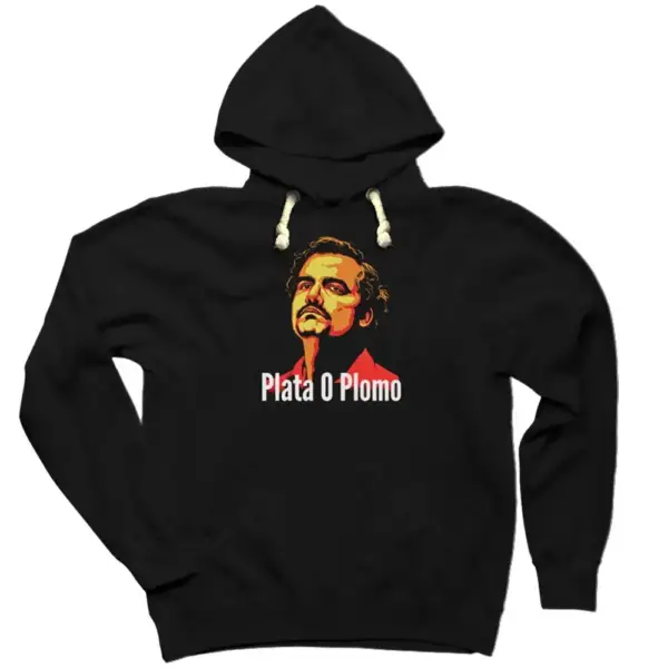 Narcos Hoodie Plata o Plomo Hooded Sweatshirt