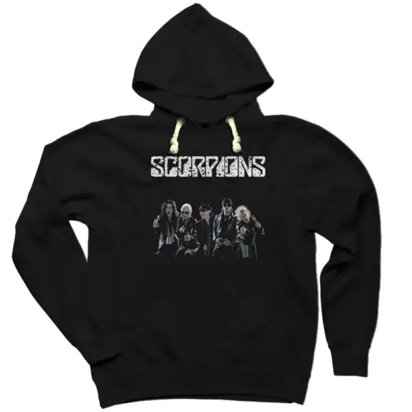 Scorpions Hoodie Scorpions Band Members Hooded Sweatshirt